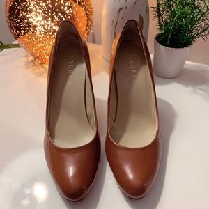 Ralph Lauren leather heels